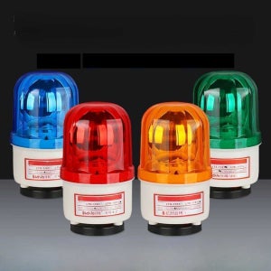 출차주의등 경광등 주차장 경고등 LED 주의등 신호등 알람 회전