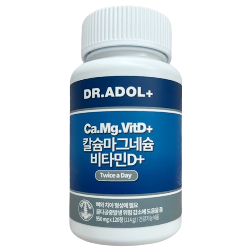 1통 <b>닥터아돌</b> 칼마디 칼슘 <b>마그네슘</b> 비타민D