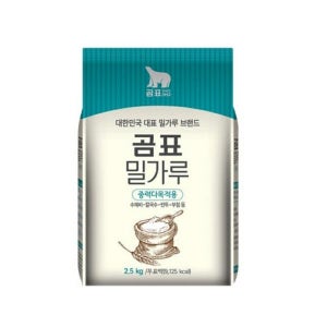 중력 밀가루(다목적용) 2.5kg, 6개