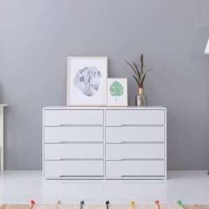 아이롱 화이트 서랍 1200 4단 낮은 깊은 넓은 와이드 수납 주방 거실 인테리어 이케아