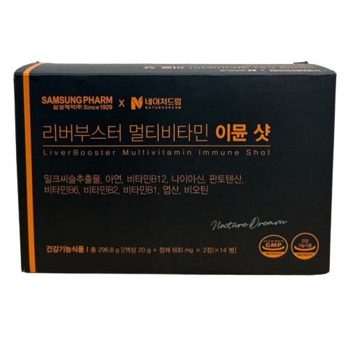 1+1 삼성제약 리버부스터 멀티비타민 이뮨샷 14병