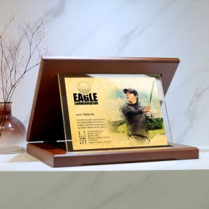 24K 순금 BG01 수채화 상패 골프패 이글 홀인원 싱글 버디 알바트로스 기념패 소