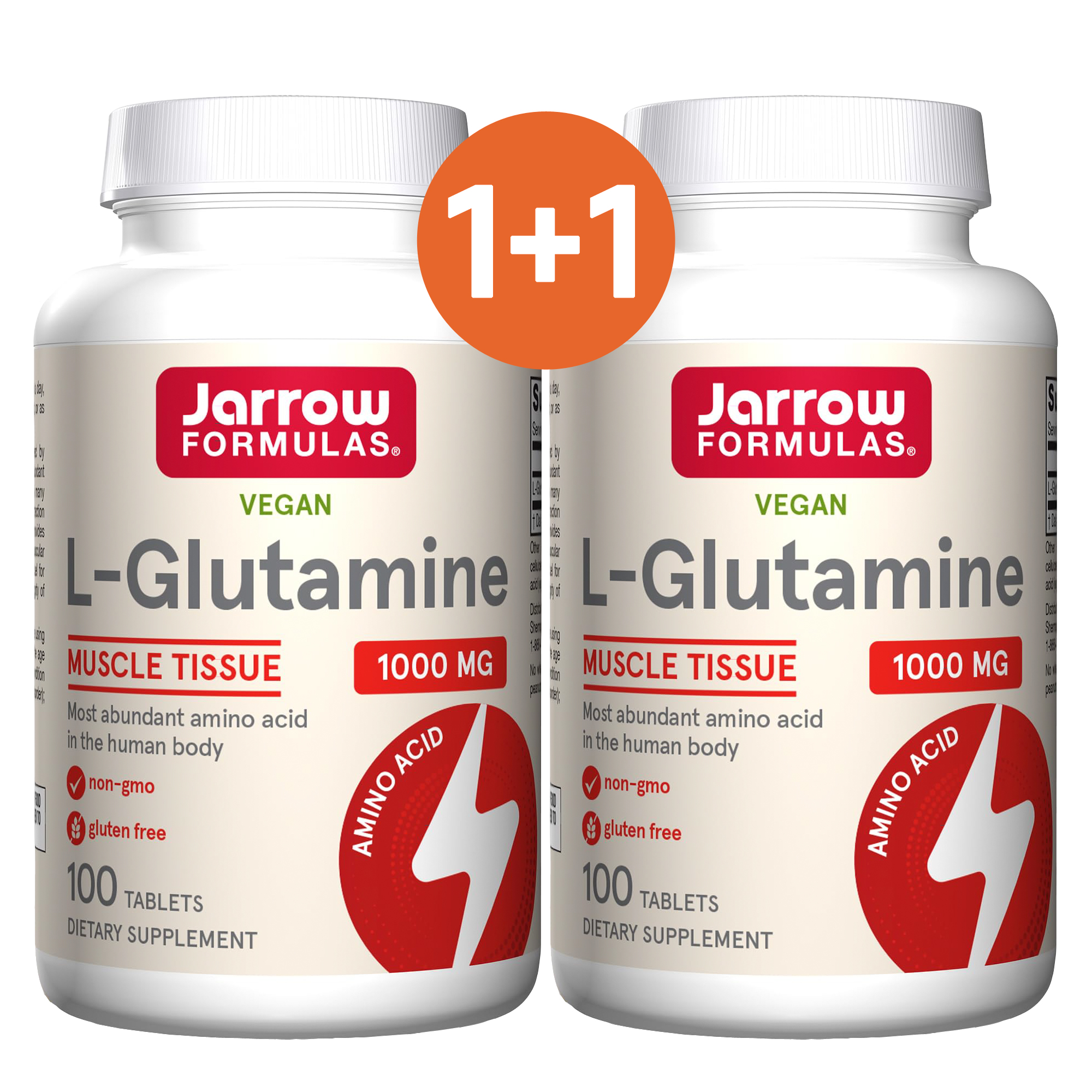 1+1 자로우 <b>글루타민</b> L<b>글루타민 1000mg</b> 100정 2개