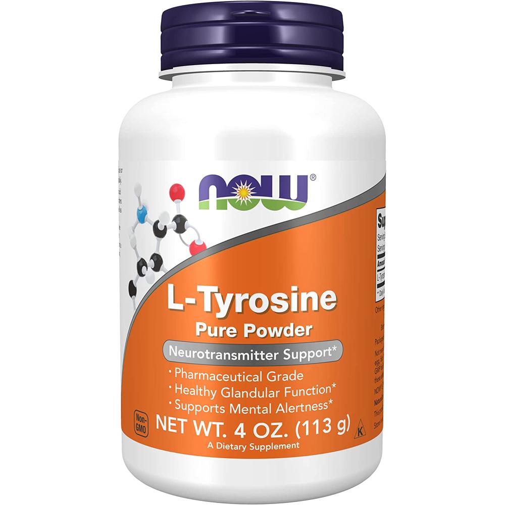 나우푸드 엘<b>티로신 퓨어 파우더</b> 113g NOW L-Tyrosine
