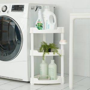 라토즈 다용도 코너선반 3단 욕실 주방 세탁실 베란다