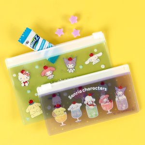 산리오 캐릭터즈 소다 버전 슬라이드 지퍼백 구디백 2P 세트 일본정식수입