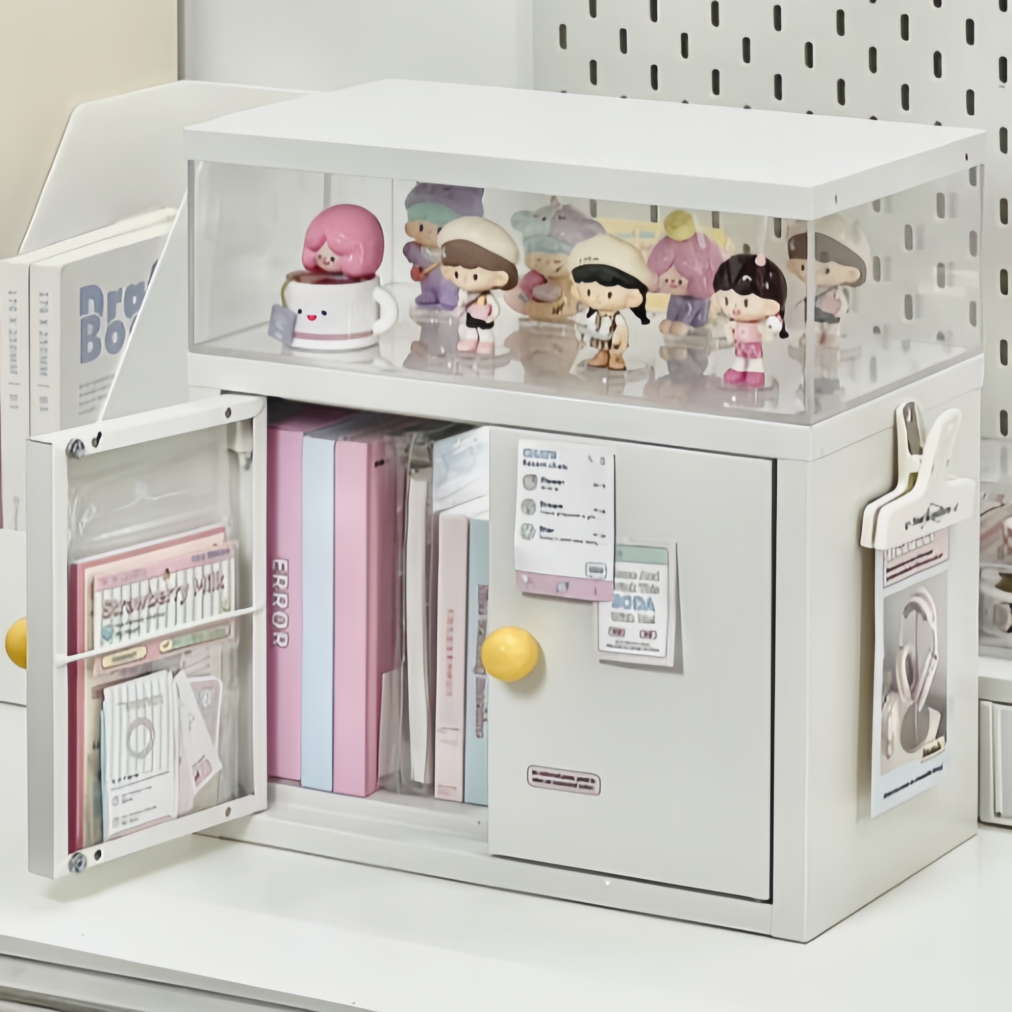 철제 수납함 피규어 정리함 문구 정리