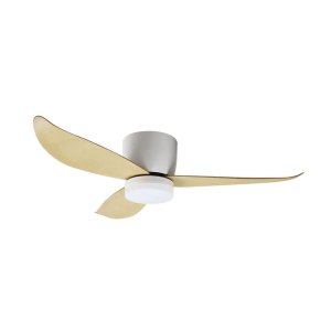 LED 117cm(46인치) 루모스 리모컨 실링팬 45W 화이트 우드 풍속조절 색상변환