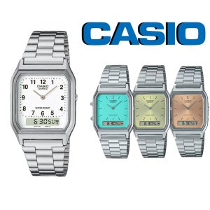 카시오 터콰이즈 빈티지 메탈시계 AQ-230A AQ230A