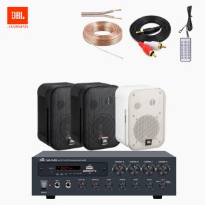 JBL 매장스피커 업소용 벽걸이 카페 스피커 블루투스 앰프 오디오 3개