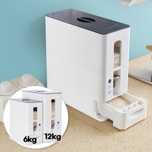 굿프랩 미니 쌀 보관통 쌀독 쌀통 6kg/12kg