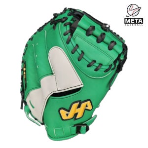 하타케야마 포수미트 글러브 오리지널 샵오더 미트 그린/화이트 PRO-M8