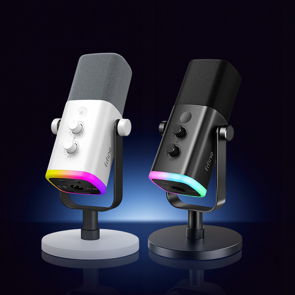 피핀 Fifine 다이나믹 마이크 C타입 XLR 컴퓨터 PC 게임 게이밍 녹음 AM8 AS 1년보증