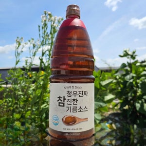 청우 참기름이 들어가 참 진한 맛 기름 업소용 소스 1.8L, 1개