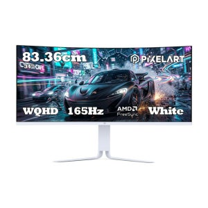 픽셀아트 PIXELART PAQ3416W WQHD 165HZ 화이트 86~87cm(34인치), 무결점
