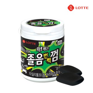 롯데 졸음번쩍 껌 87g 통 용기