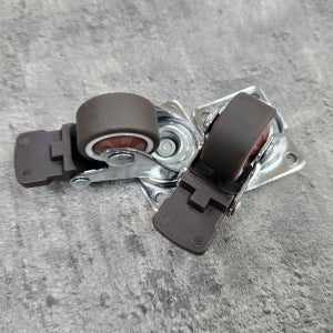 에쿤 트롤리빨래바구니 360도회전식 캐스터 바퀴 고정형 스톱퍼 2ps세트