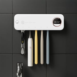 크리썸 가정용 무선 UV USB 충전식 벽걸이 건조기 소독기 칫솔살균기 커플 패밀리 세트