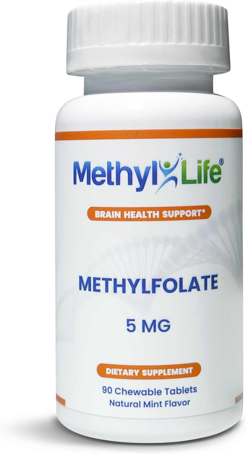 메틸라이프 Methylfolate <b>메틸 폴레이트 5mg</b> 츄어블 90정