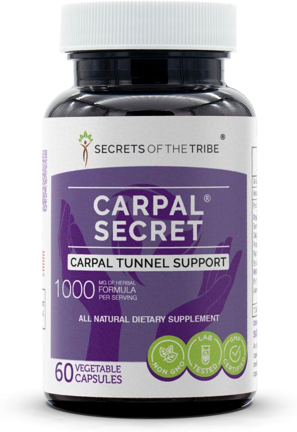 시크릿오브더트라이브 카팔 시크릿 카팔 터널 <b>서포트 허브</b> 블랜드 60캡슐