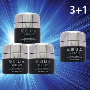 홈쇼핑 도미나스 크림 시즌4 50g 네개 도미나 기미 잡티 미백 검버섯 화이트닝