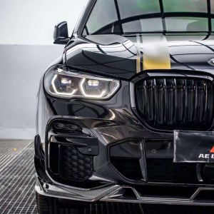 AE BMW X5 카본 프론트립 사이드스커트 리어디퓨저 스포일러 G05 MSP 전기형
