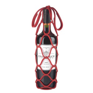 GAMJA 실리콘 와인백 선물 포장 연말 집들이 특이한 크리스마스 커버 가방 캐리어