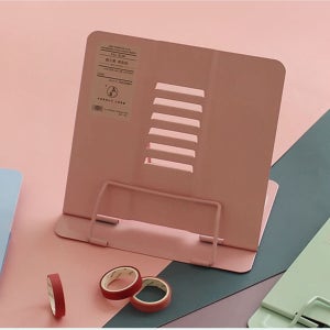 아기 유아 2단 높이조절 북스테이션 휴대용 독서대