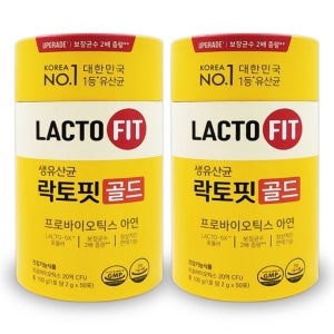 락토핏 생유산균 골드 2g x 50포 2통