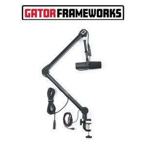 Gator Frameworks 게이터 전문가용 데스크탑 붐 마이크스탠드 (GFWMICBCBM4000)