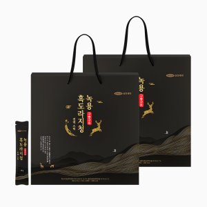 삼진제약 녹용 흑도라지청 진액 스틱 4박스
