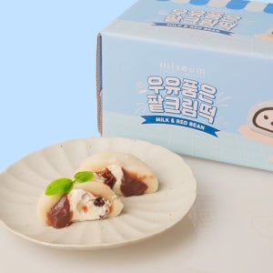 우유 팥크림떡 9개입(1박스) 외 3종 아이스떡 모찌 말랑 찹쌀떡 간식 크림찹쌀떡