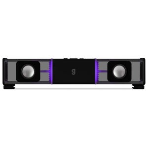 지클릭커 슈퍼히어로 G-SHOT 트랜스 RGB 페어런트 우퍼 컴퓨터 사운드바 블랙