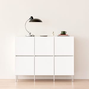 로아 수납장 모듈 다용도 거실 맘마존 (다리형) 1200, 2단, 화이트