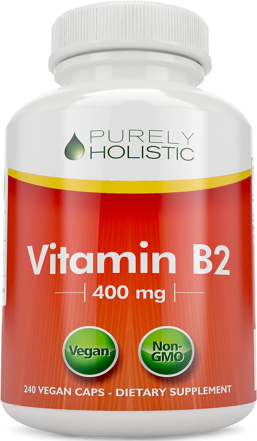 퓨어리홀리스틱 비타민 B2 <b>리보플라빈 400mg</b> 240캡슐