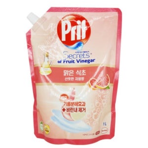 프릴 맑은식초 자몽 리필 1L