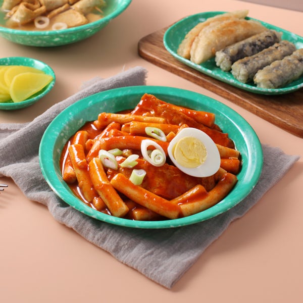 옥이네ogine 국내산 무가 들어간 대한 떡볶이 6팩 /김말이 잡채튀김만두 부산어묵 담기