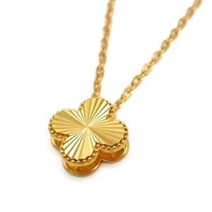 순금 샤인크로버 목걸이 11.25g+18K잠금(99.9)