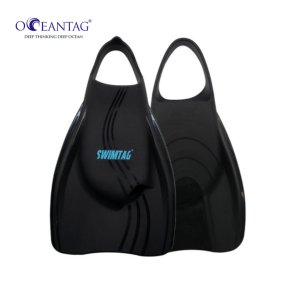 오션테그 SWIMTAG 임팩트 트레이닝 숏핀 블랙 수영장 연습용 스노쿨링 오리발