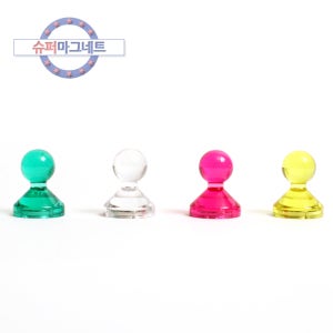 네오디움 큐티 메모 체스 칠판 칼라 장구 보드 자석 D27