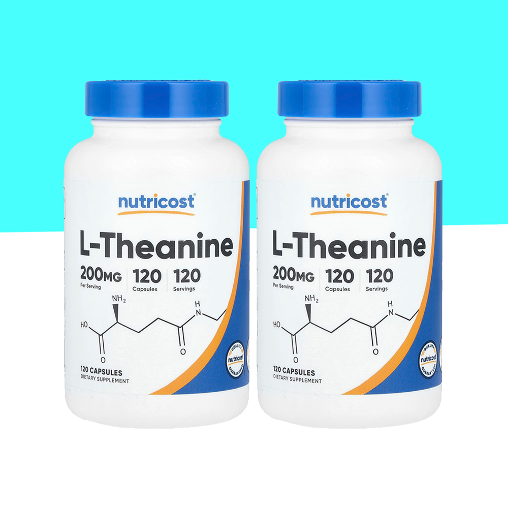 <b>뉴트리코스트</b> L-<b>테아닌</b> 녹차 홍차 200mg 120정, 2개