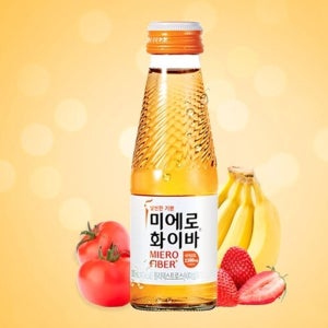 현대약품 미에로 화이바 마시는 비타민 식이섬유 사무실 음료 100ml x 100병