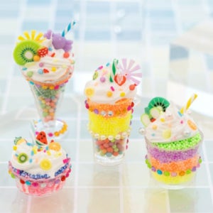 미니아이스크림만들기 클레이아트 찰흙 점토놀이 여름만들기 11개1세트