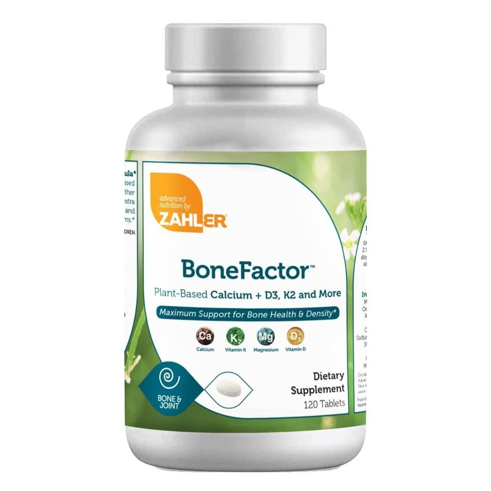 <b>자일러</b> 뼈건강 Bonefactor 식물기반 <b>칼슘</b>+D3+K2 복합체 120정