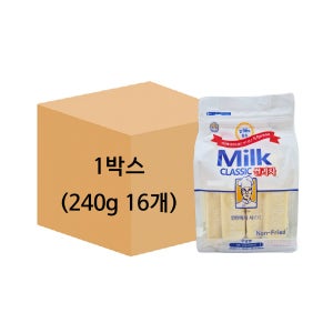 밀크클래식 우유맛 쌀과자 1박스(240gx16개)