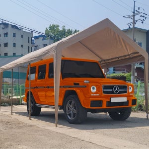 3mx6m 조립식 쉘터 캐노피천막 장박 몽골텐트 코스트코 캠핑 주차장 차고지 글램핑 옥상 그늘막 포장마차 가제보 방수 바람막이