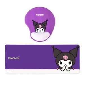 산리오 손목보호 마우스쿠션패드 기본장패드 2종 세트 - 쿠로미