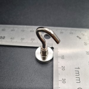 네오디뮴 고리자석,회전고리자석 초강력 네오디움 고리형, 16 mm 3kgf 니켈