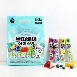 얼려먹는 아이스크림 60개 대용량 과일 아이스크림 쭈쭈바 폴라포 쮸쮸바
