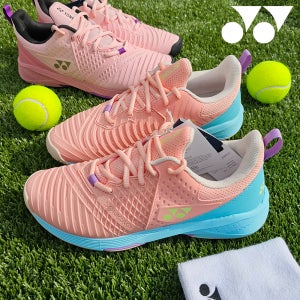 (코리아정발) 요넥스 우먼스 여자 테니스화 소닉케이지3 핑크 여성 테니스화